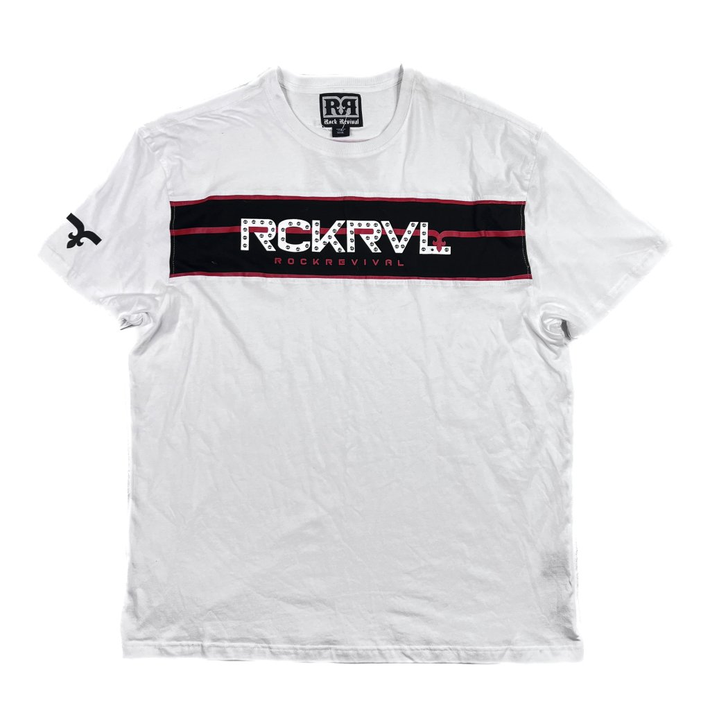 Rock Revival Rckrvl Logo Studded Graphic T-Shirt Size Xxxl - Nwot — image 2 of 8